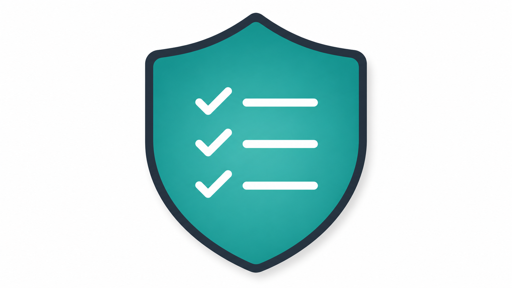 A protective shield with a checklist overlay representing best practices for avoiding domain name mistakes