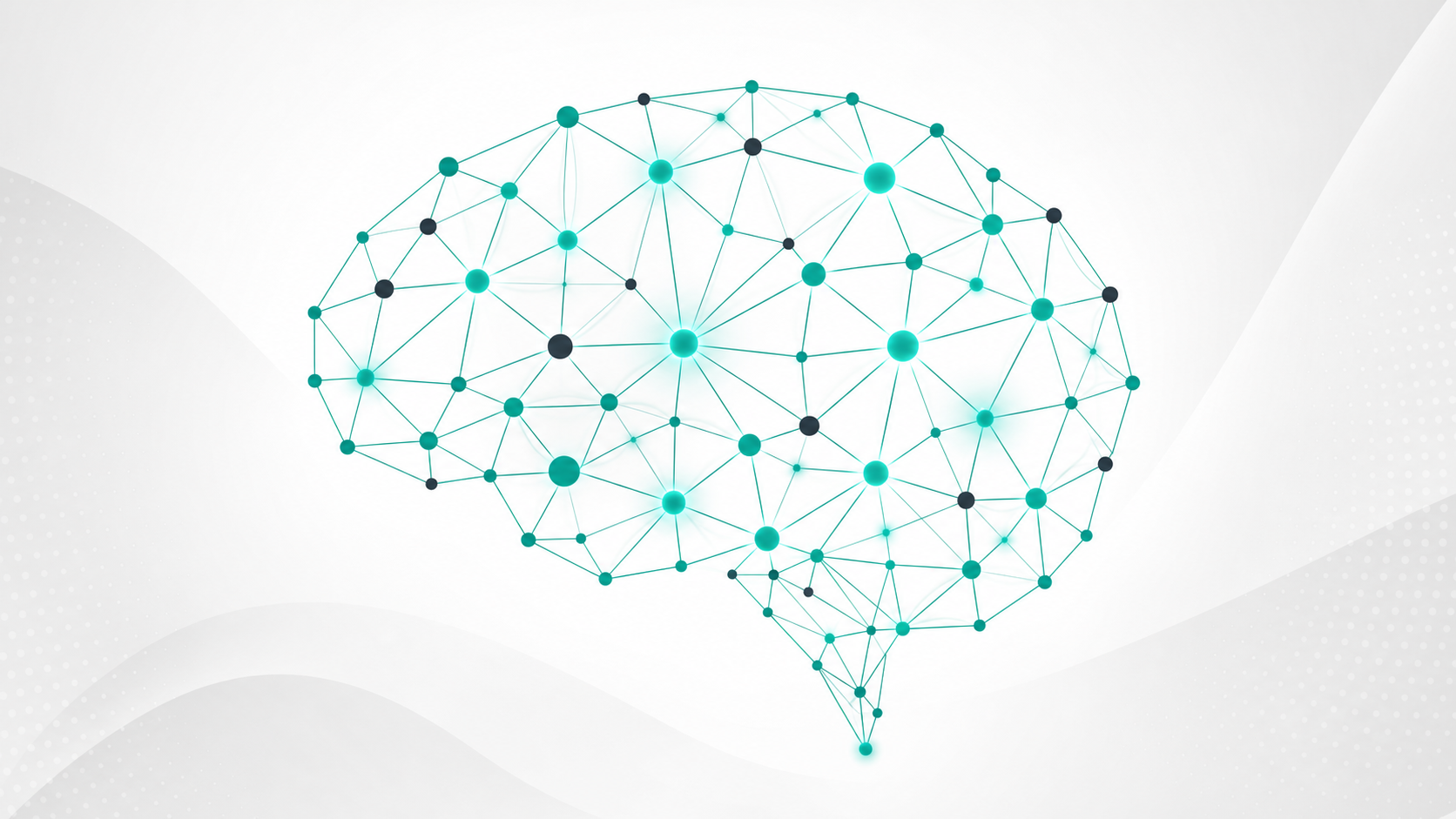 Abstract neural network brain illustration representing AI startup domain name ideas