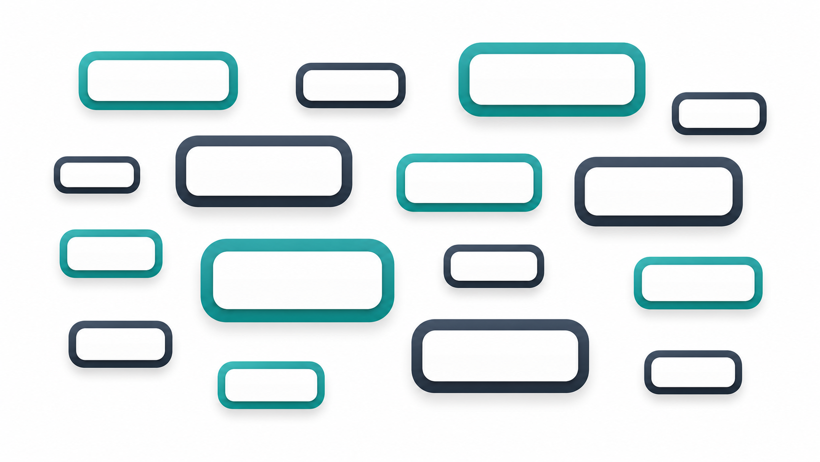 Multiple domain extension icons floating in a grid pattern representing TLD choices for freelance designers and developers