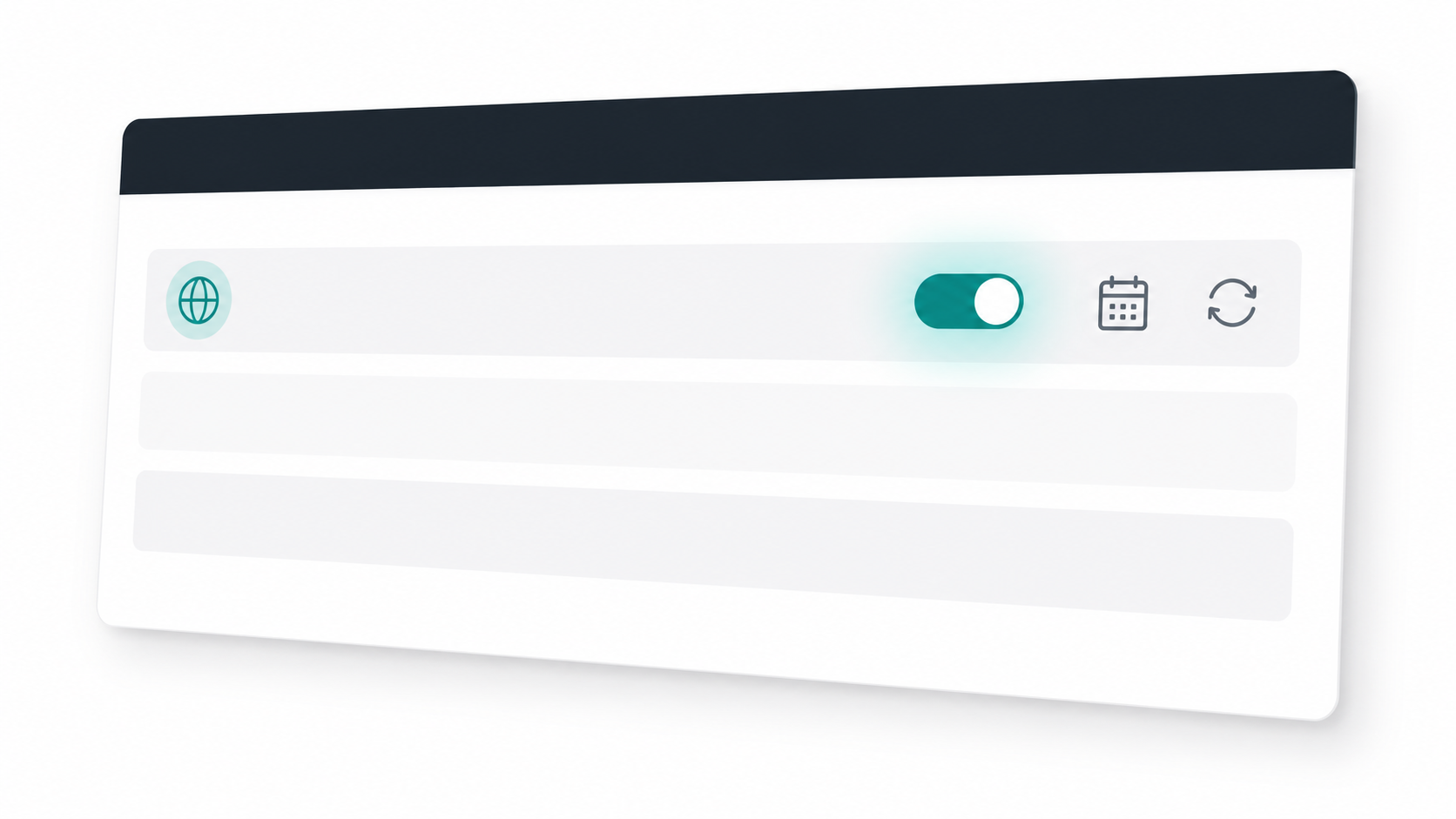 Auto-renew toggle switch enabled on a domain management dashboard interface illustration