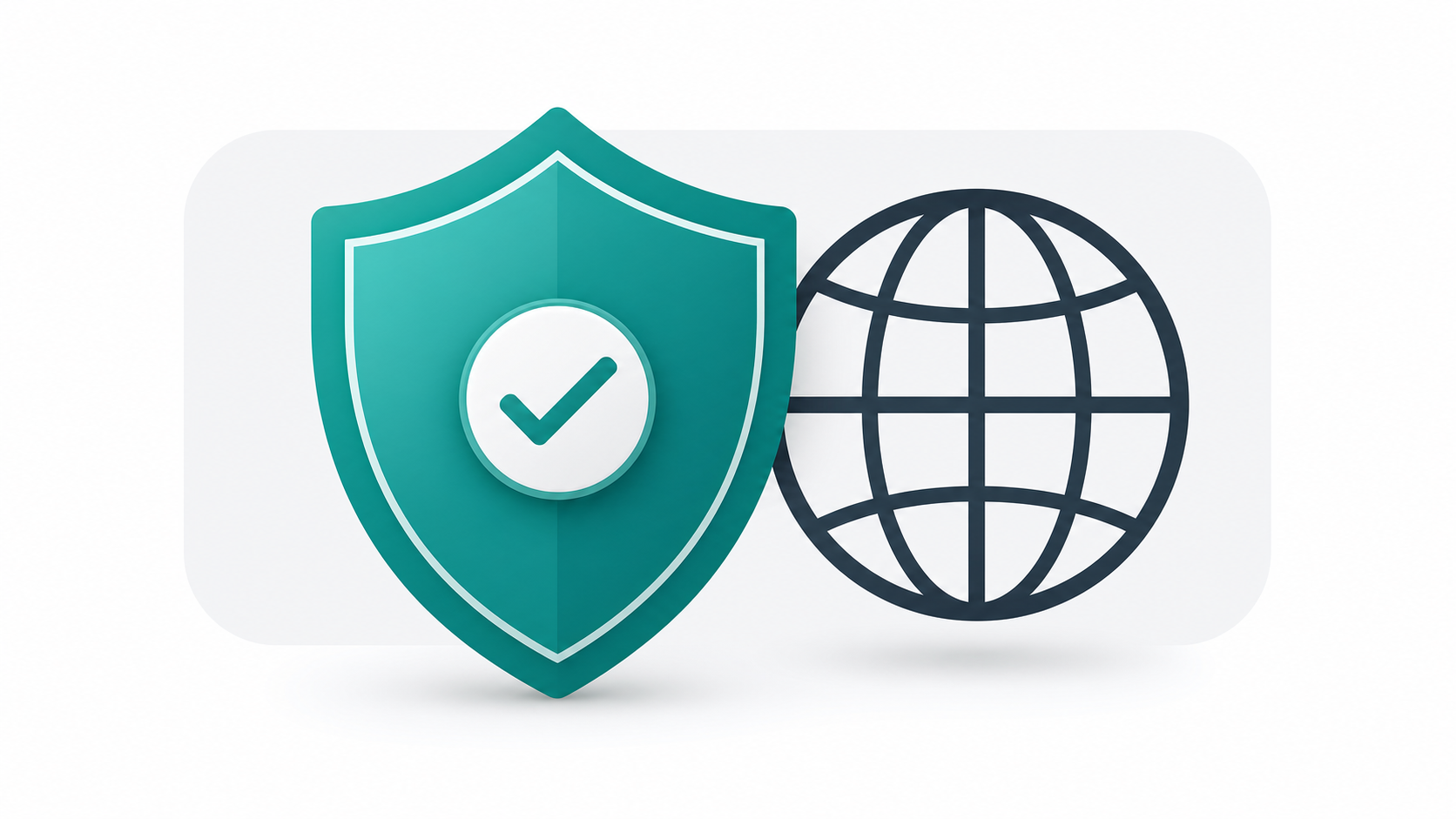 Shield and globe icon pairing representing ICANN domain transfer policy and registrant rights protection