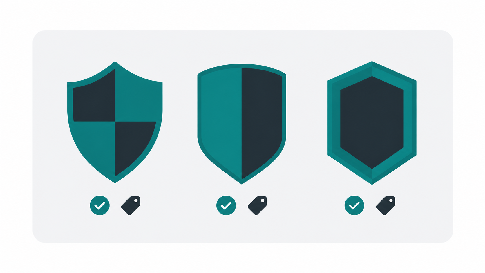 Three domain registrar icons side by side on a comparison layout for cheapest domain registration in 2026