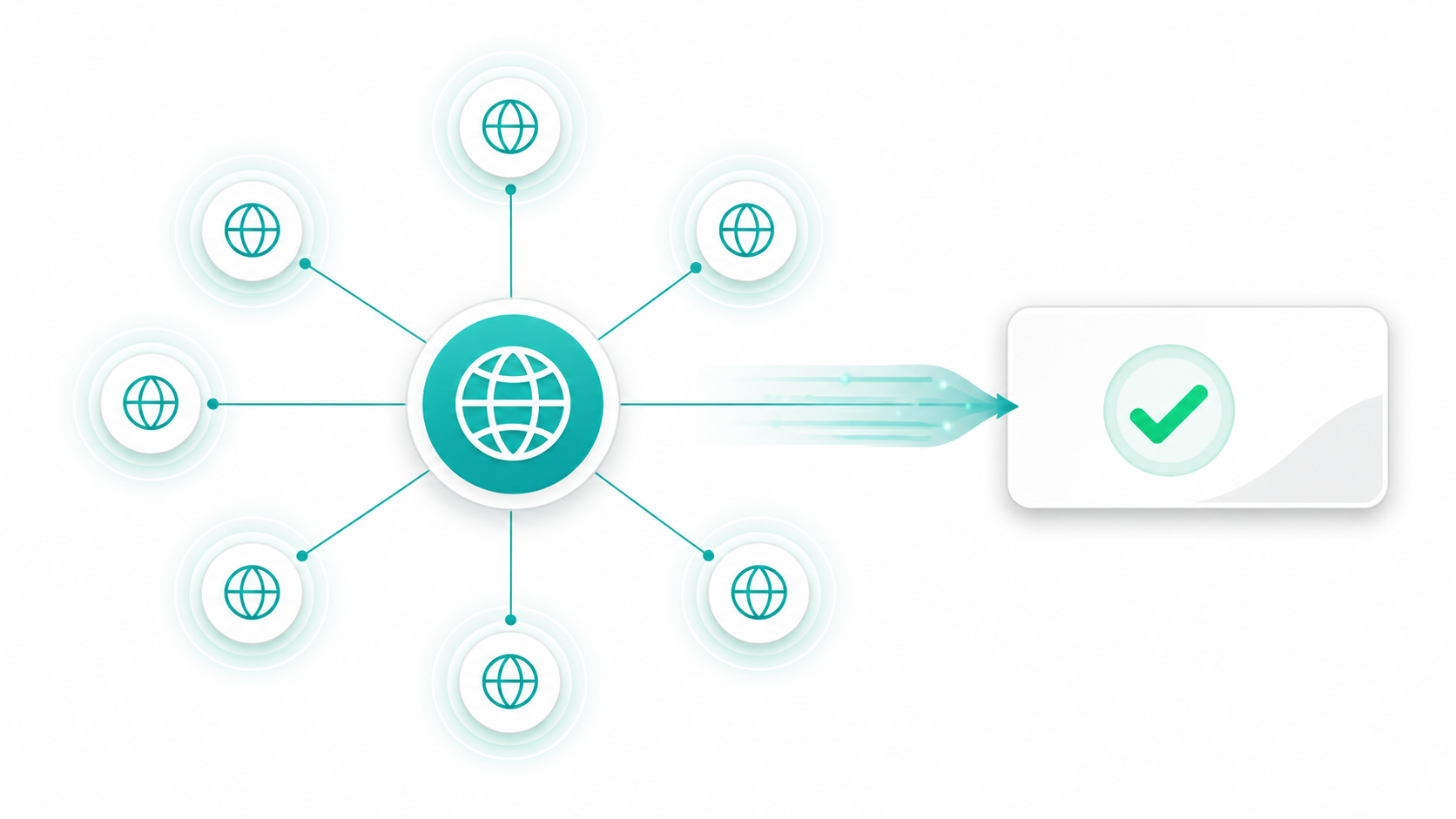 Illustration of real-time domain availability checking with live API connections to domain registrars